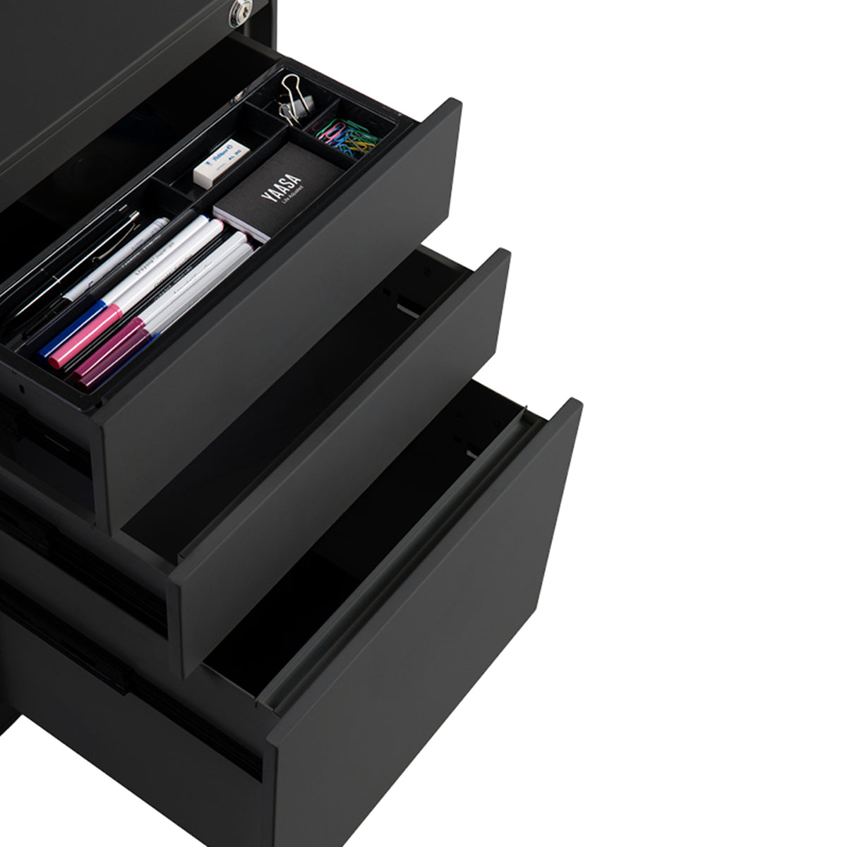 yaasa-file-cabinet-edged-rollcontainer-mit-3-schubladen-und-abgerundeten-kanten image 7
