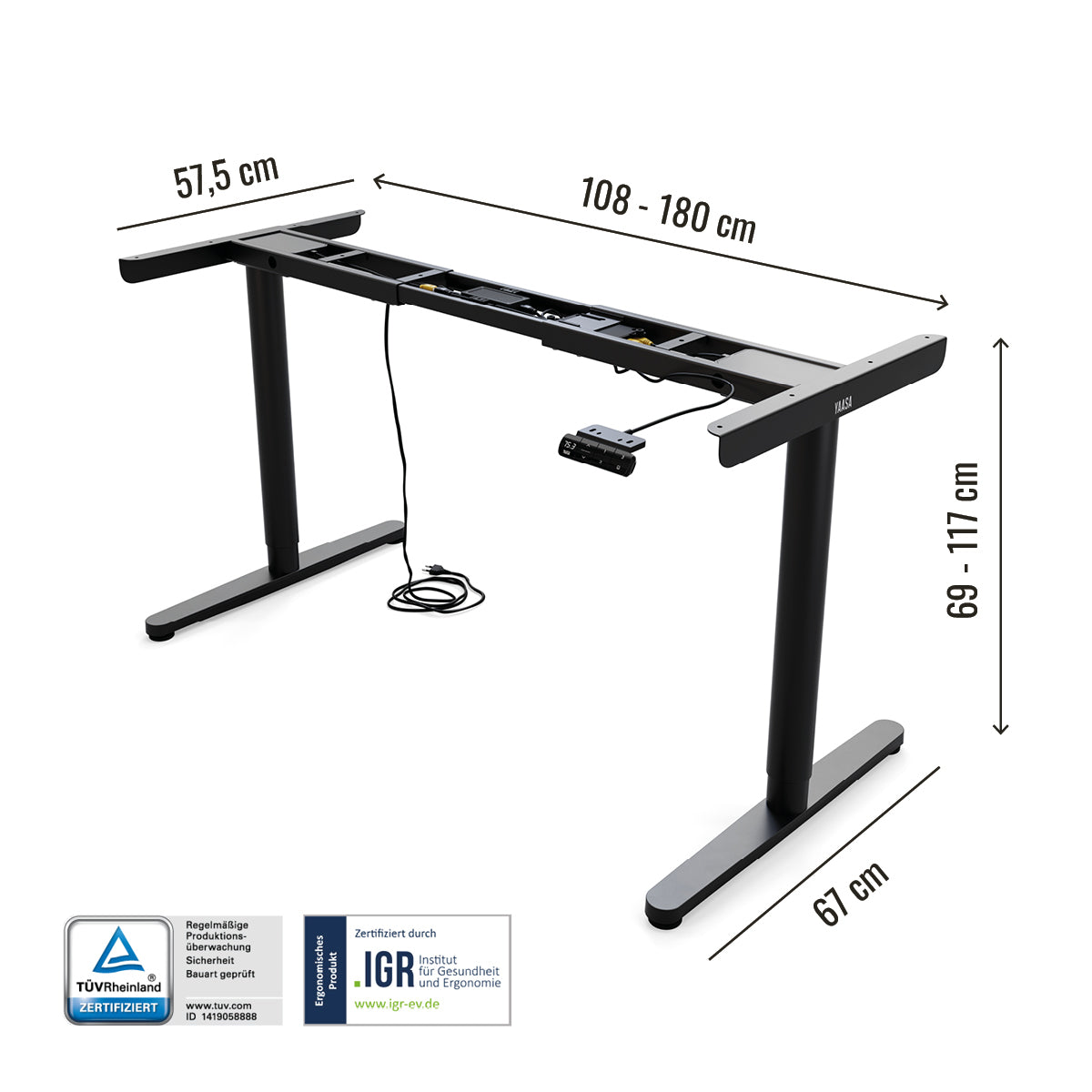yaasa-frame-essential-elektrischer-schreibtischgestell-h-henverstellbar-69-117-c image 3