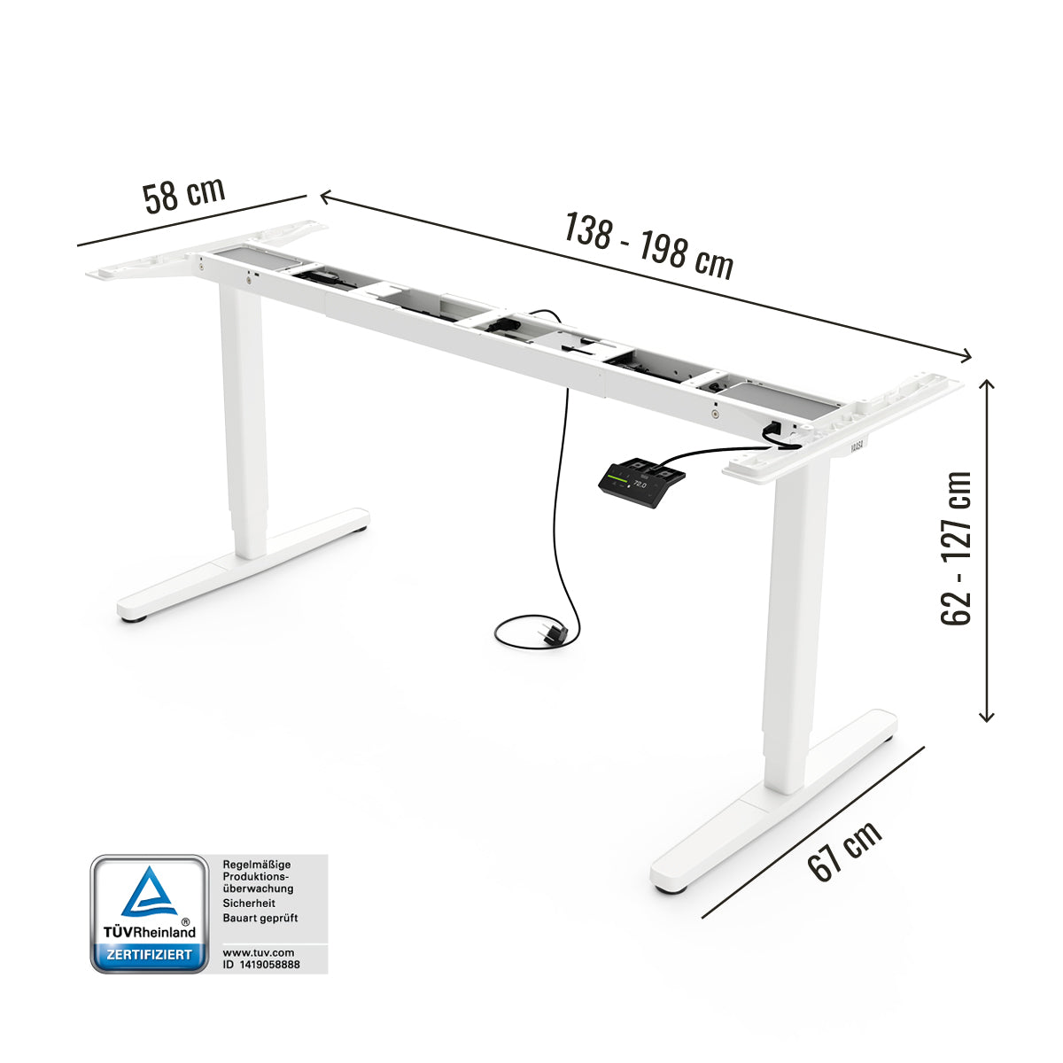 yaasa-frame-pro-h-henverstellbares-tischgestell-elektrischer-doppelmotor-desk-fr image 6