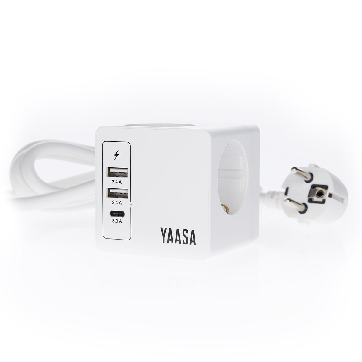 yaasa-power-hub-steckdosenw-rfel-mit-mehrfachsteckdose-und-usb-a-usb-c-anschl-ss image 1
