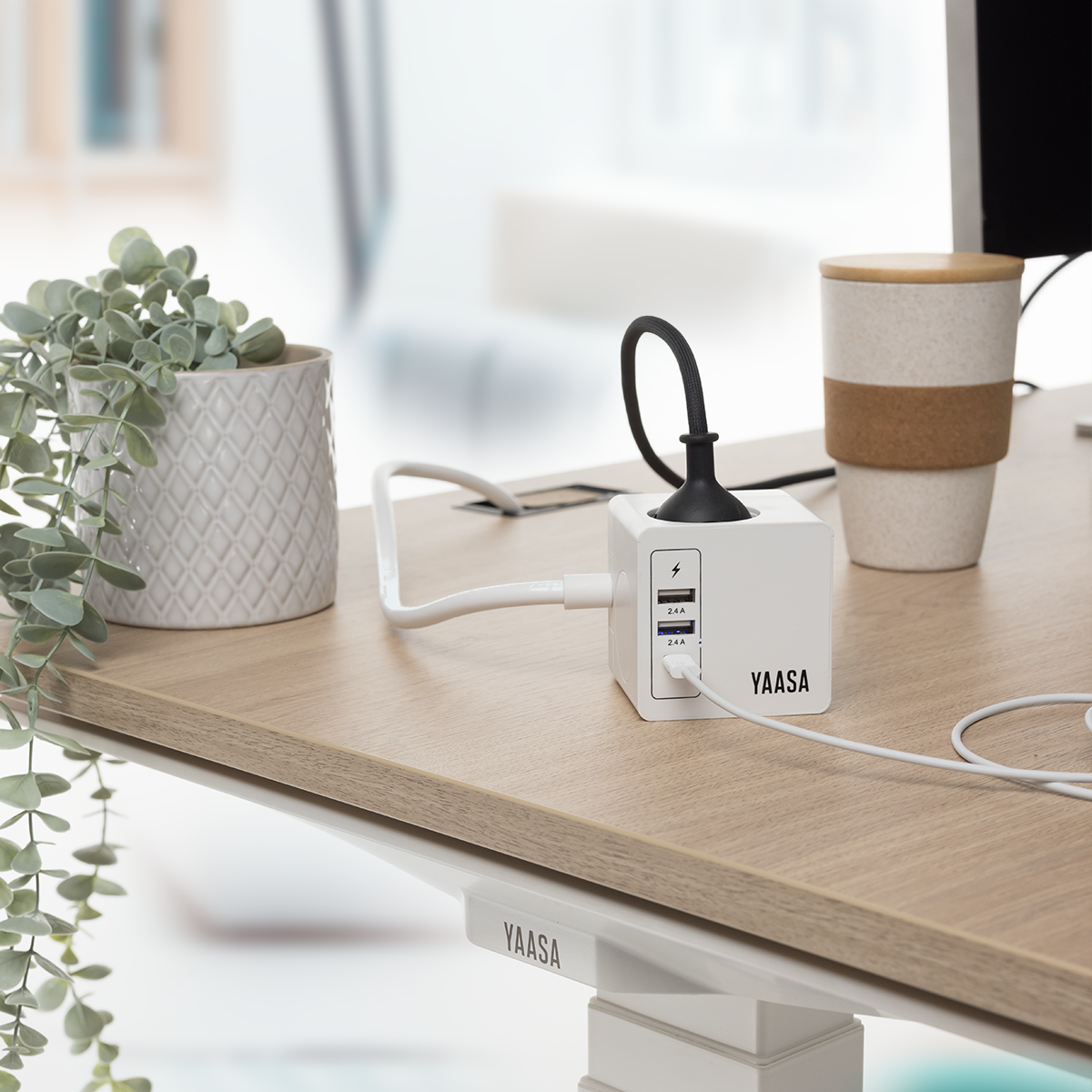 yaasa-power-hub-steckdosenw-rfel-mit-mehrfachsteckdose-und-usb-a-usb-c-anschl-ss image 2