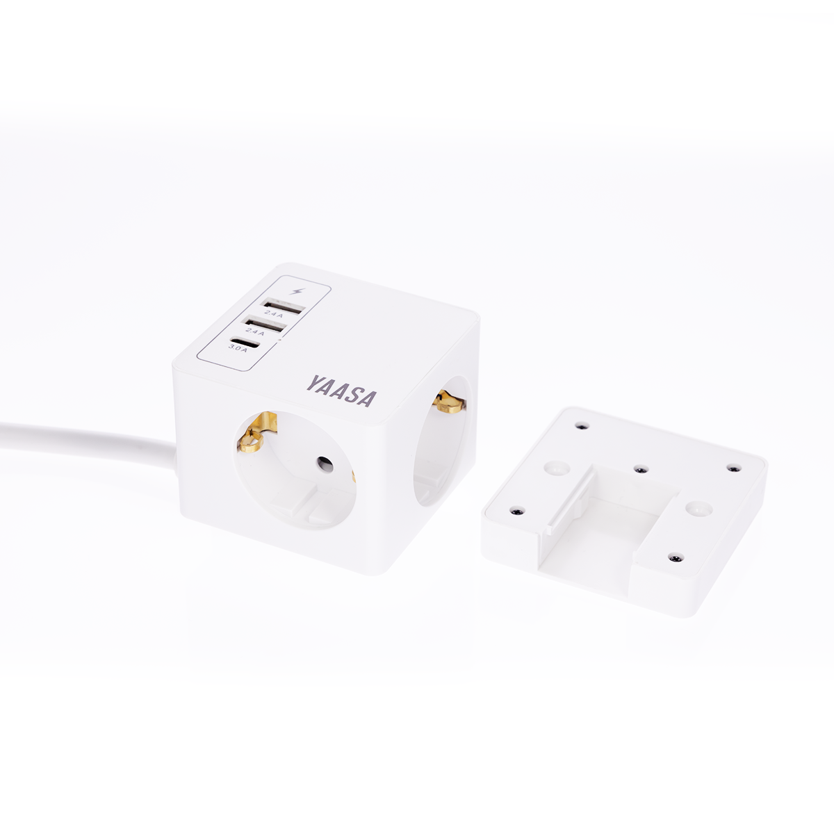 yaasa-power-hub-steckdosenw-rfel-mit-mehrfachsteckdose-und-usb-a-usb-c-anschl-ss image 4